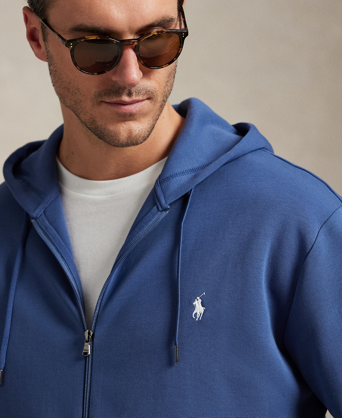 Polo Ralph Lauren Men's Big & Tall Double-Knit Full-Zip Hoodie