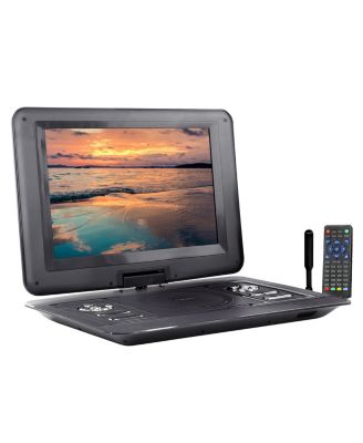 13.3 Inch Portable TV+DVD Player with Color TFT LED Screen and USB/HD/AV Inputs