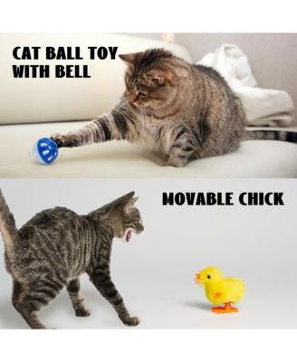 12-in-1 Catnip Playset, Christmas gift, Various Types of Toys for Diverse Gameplay, Interactive Toys Collection for Cats