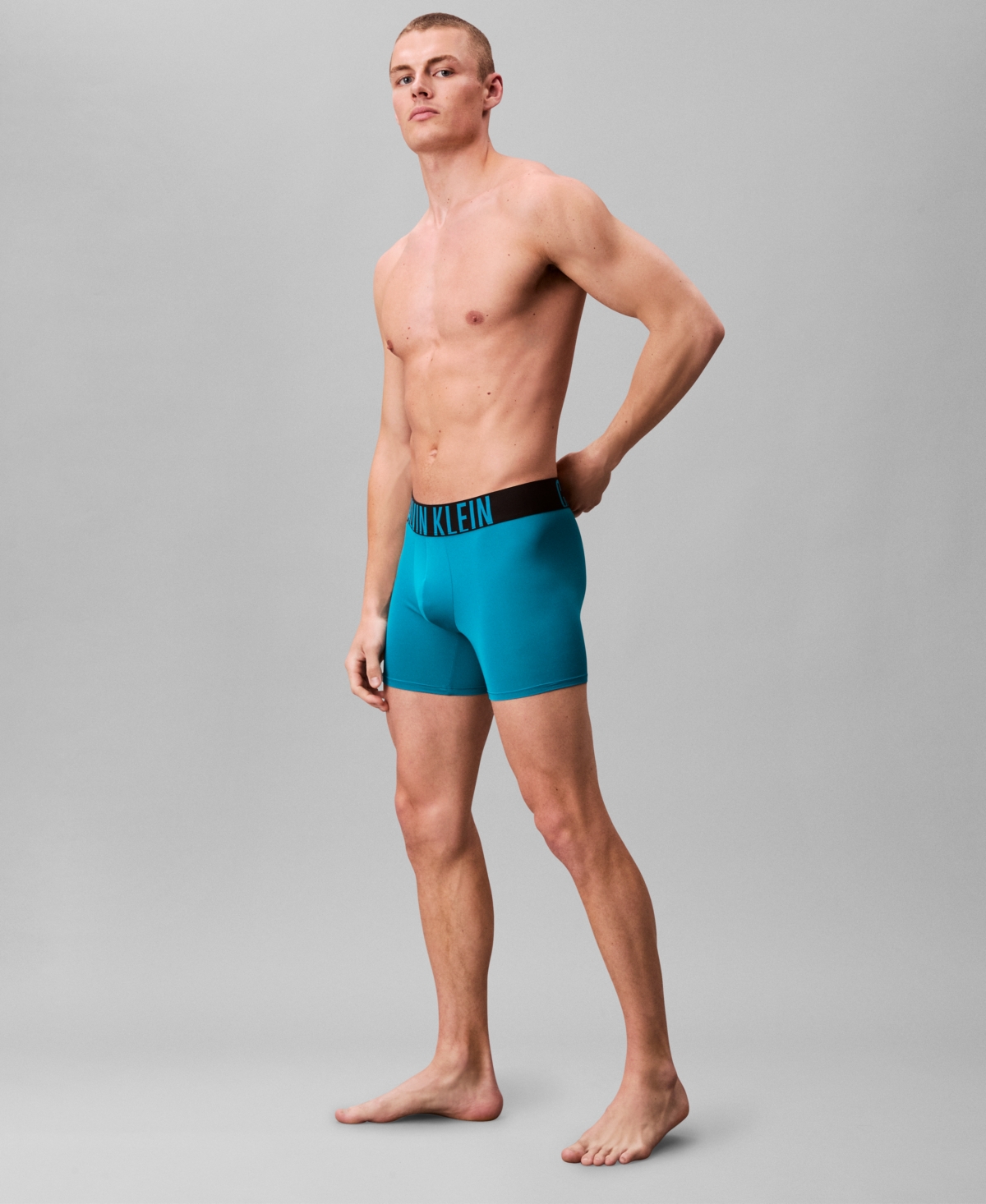 Calvin Klein Men's 3-pack Intense Power Micro Boxer Briefs In Blue