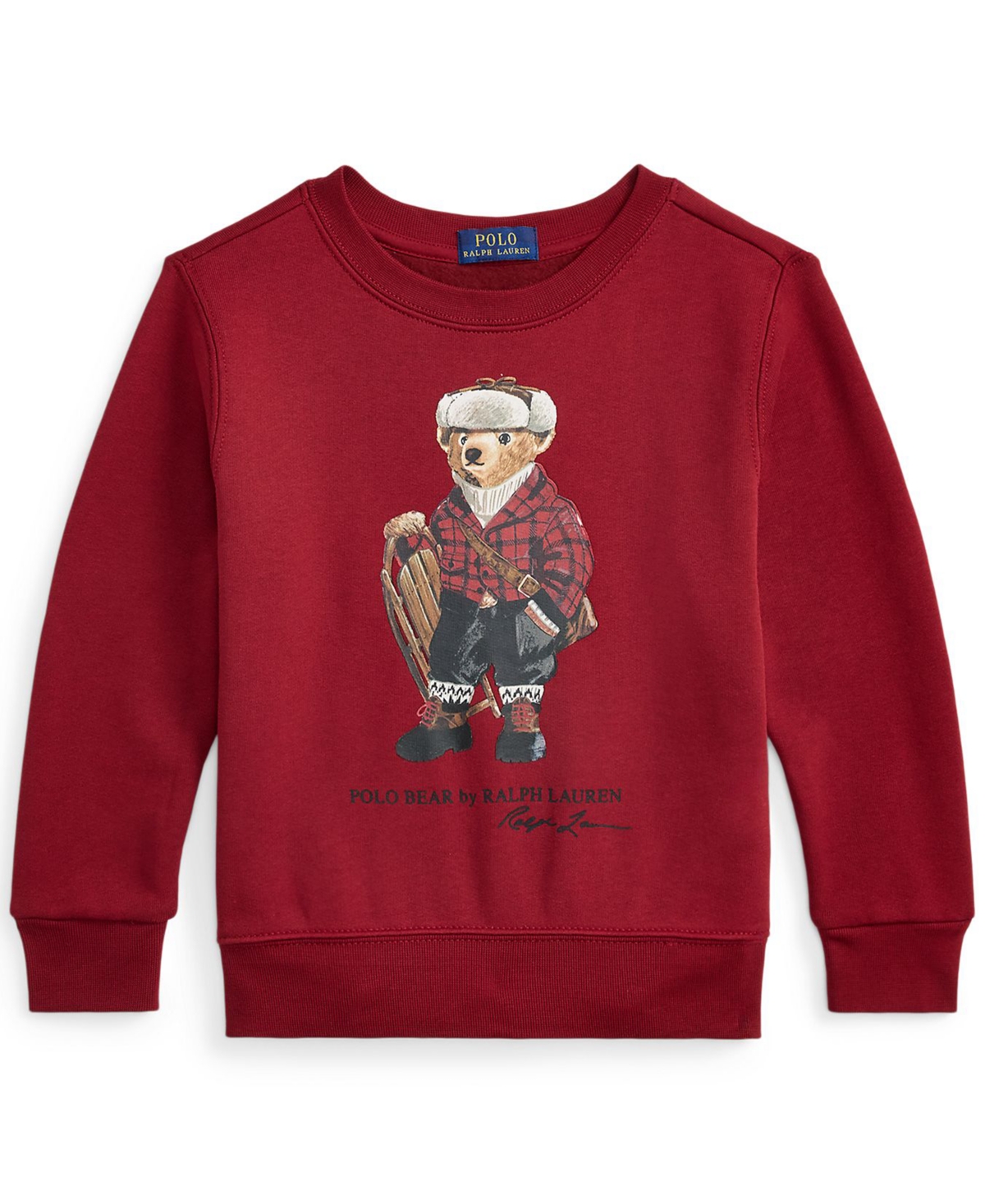 Polo Ralph Lauren Toddler and Little Boys Bear Fleece Sweatshirt