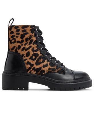 Women's Goer-In Round Toe Combat Boots