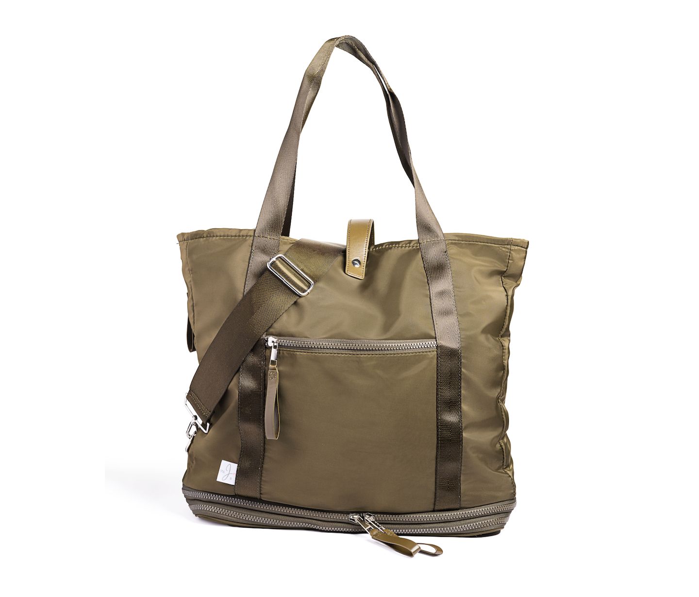 Женская сумка Ms. Jetsetter Metro Tote, Convertible Nylon, цвет: Армейский зелёный — фото 1