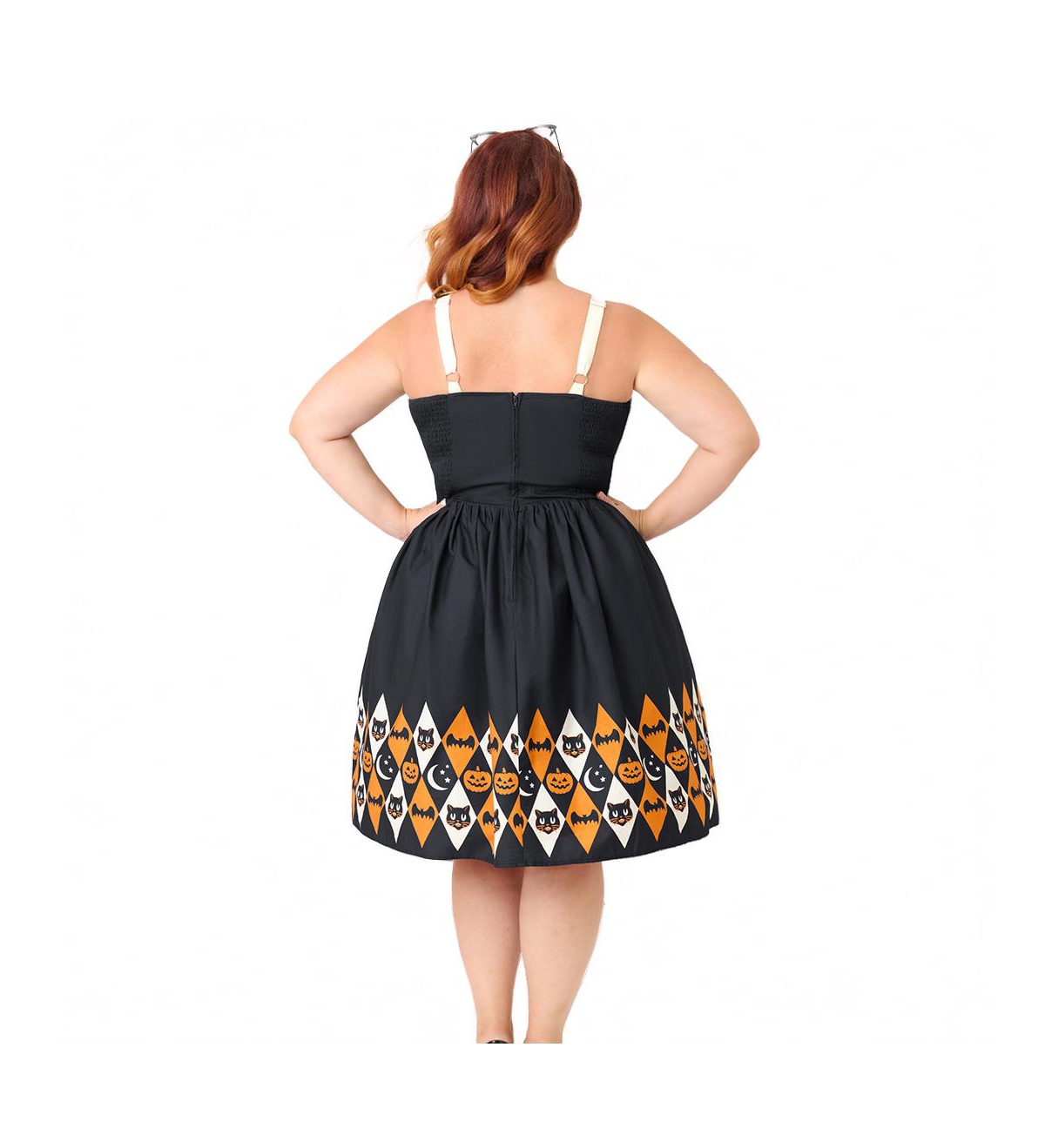 Unique Vintage Plus Rachel Swing Dress