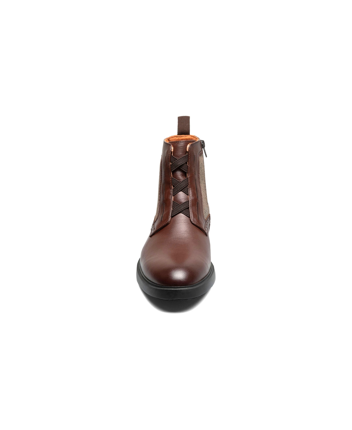 Stacy Adams Men's Thompson Elastic Lace Round Toe Boots In Brown