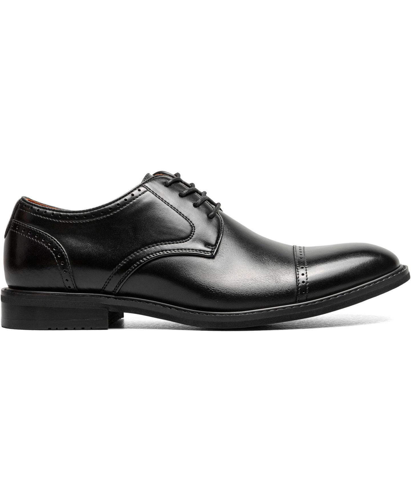 Мужские туфли Stacy Adams Bailey Almond Toe Oxford, цвет: Чёрный — фото 3