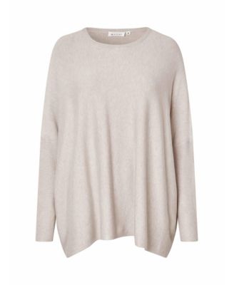 Women's Long Sleeve Round Neck Knit Sweater