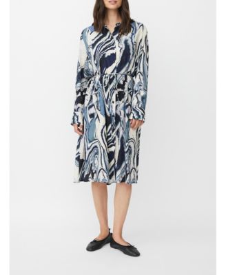 Women's MaNeile Long Sleeve Waist Belt Dress