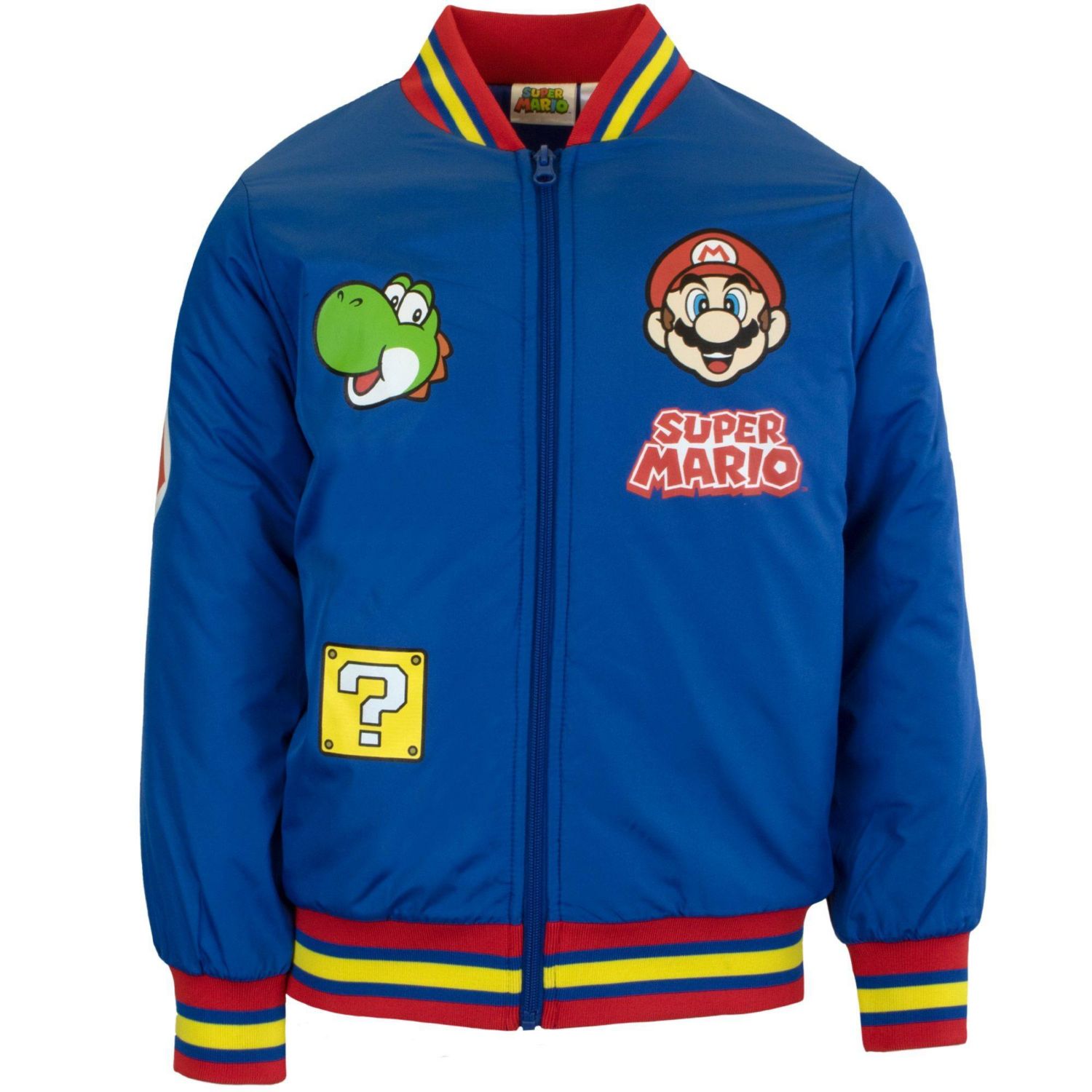 Super Luigi Little Boys Bomber Jacket