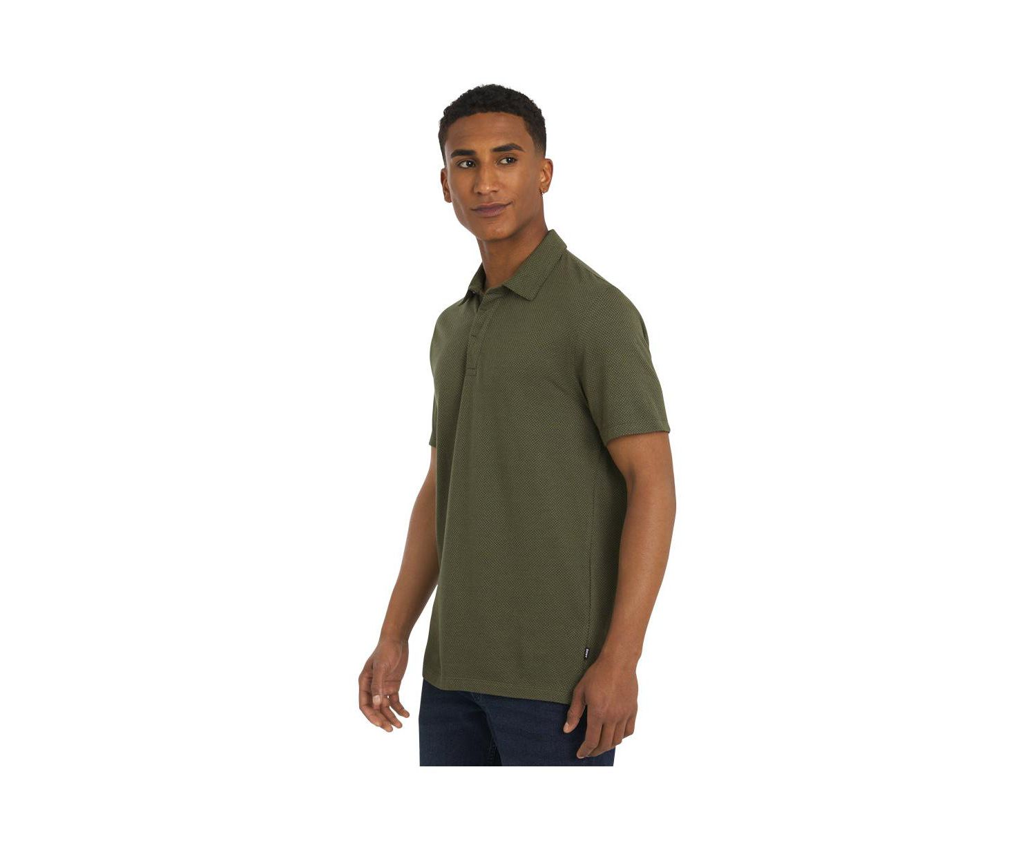 Men's East End Cotton Jacquard Polo
