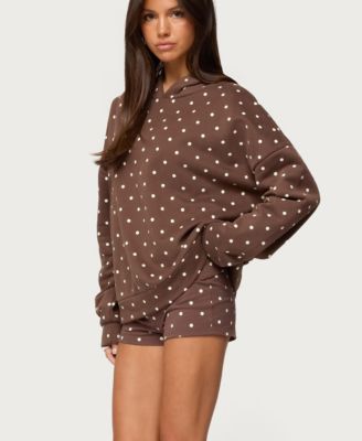 Women's Chelsie Polka Dot Hoodie