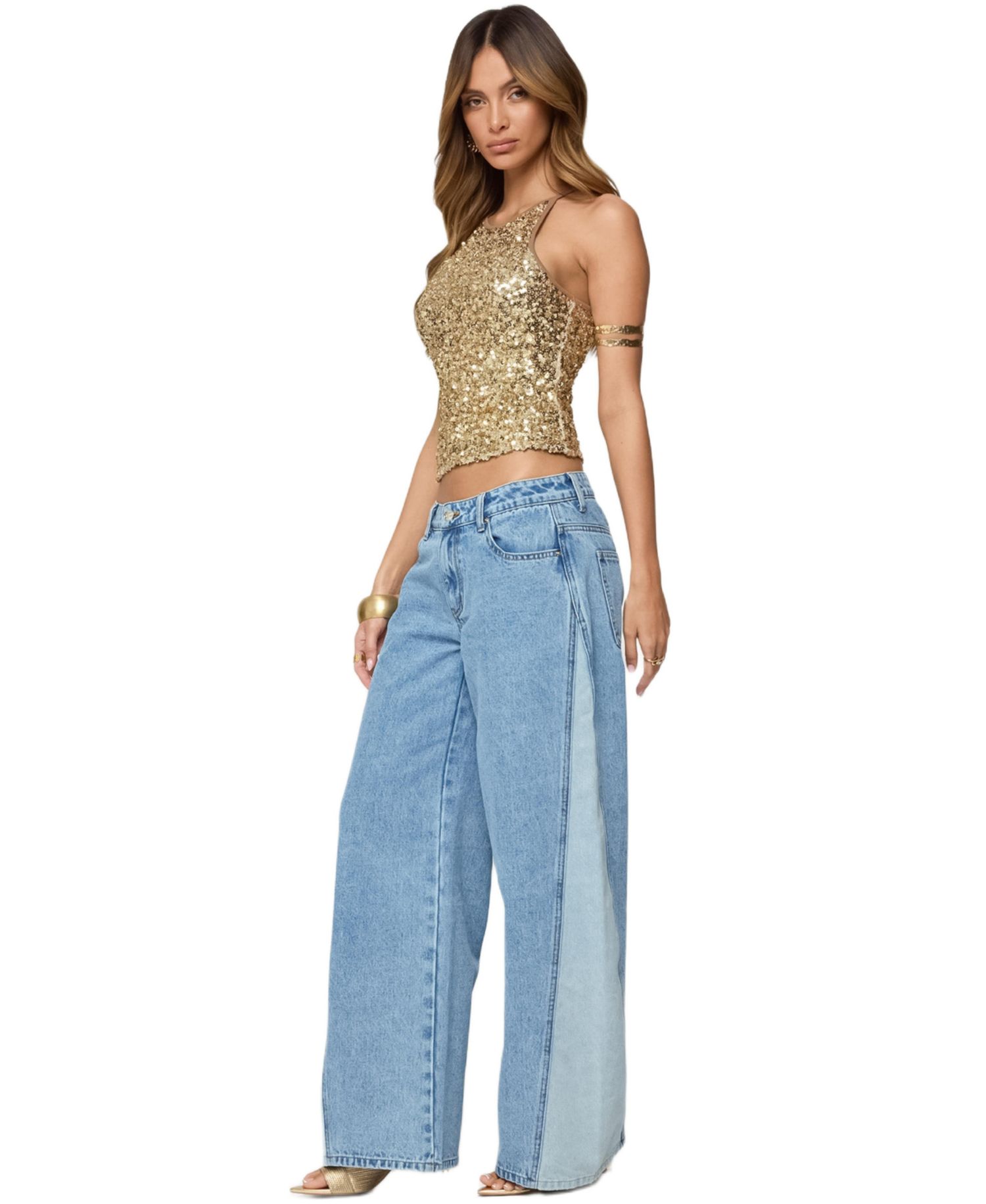 Women's Pasha Sequin Tank Top