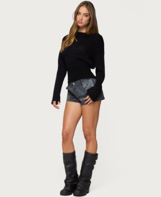 Women's Tezi Boat Neck Light Knit Top