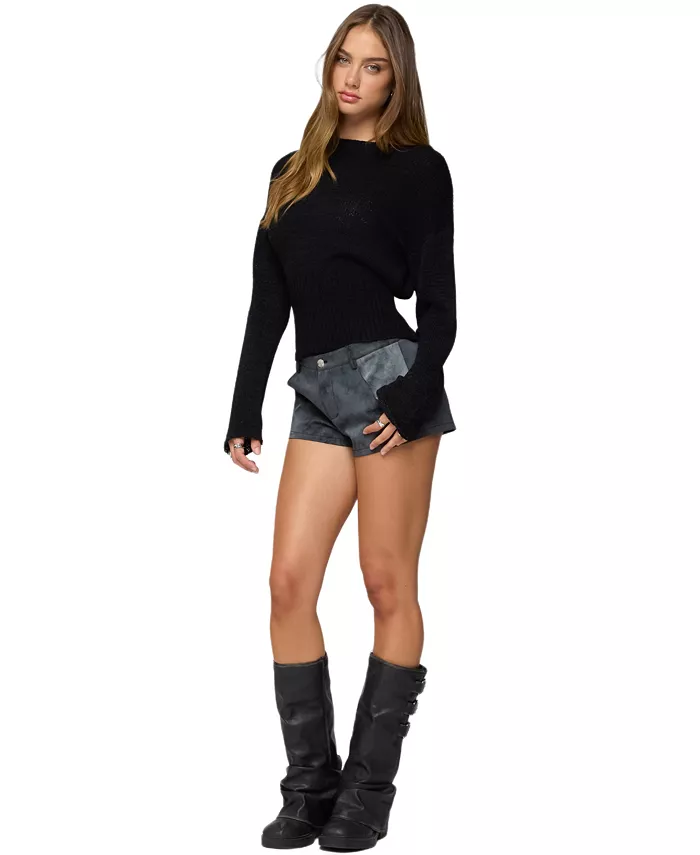 Women's Tezi Boat Neck Light Knit Top - thumbnail 3