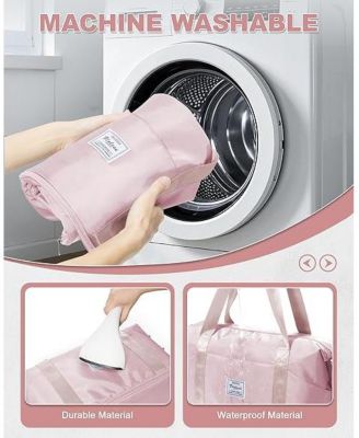 Travel Duffel Bag, Sports Tote Gym Bag, Shoulder Weekender Overnight Bag for Women