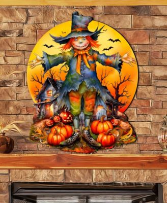 Scarecrow Holiday Door D&eacute;cor