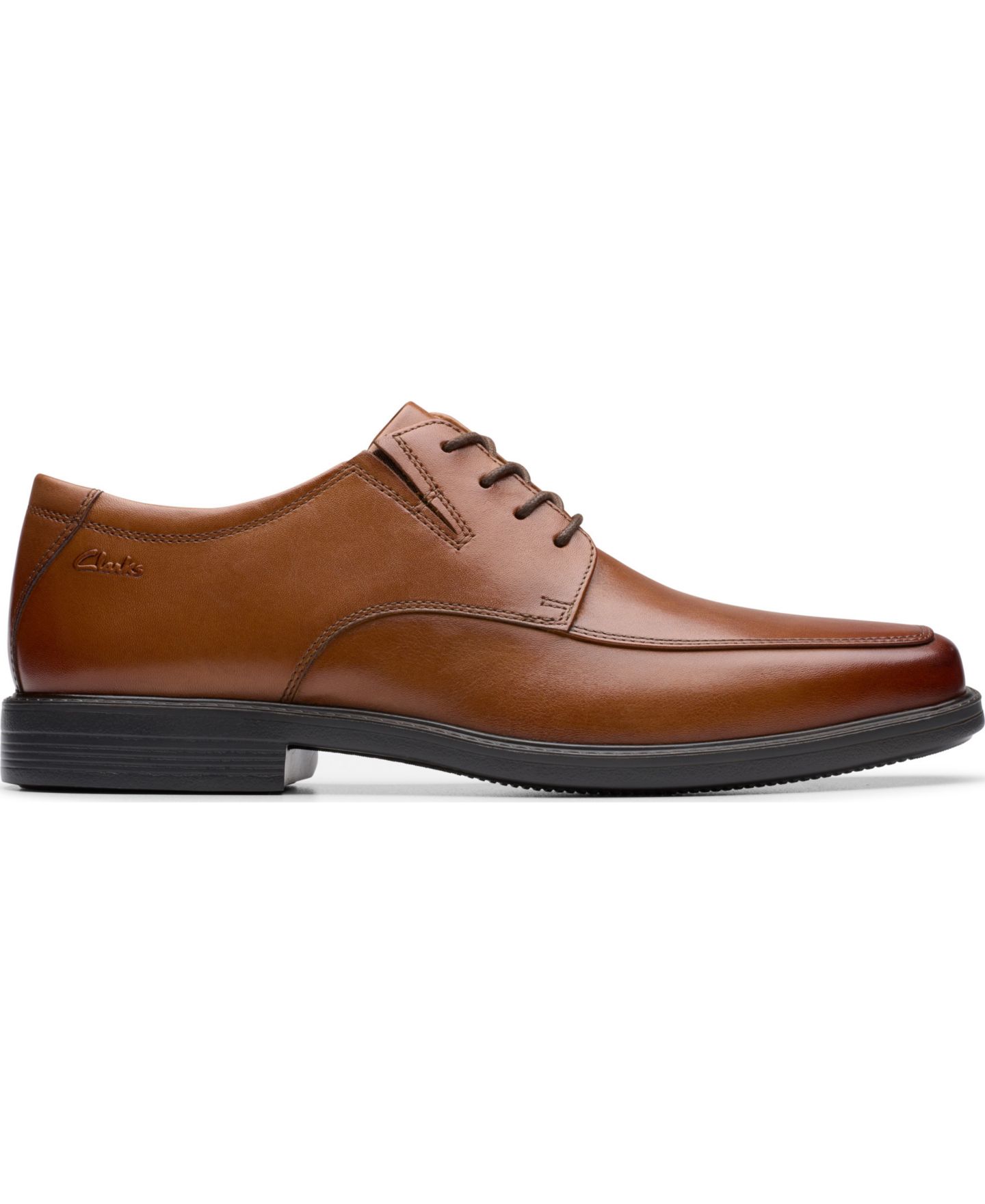 Мужские туфли Clarks Cosgrove Apron Dress Shoes, цвет: Рыжевато-коричневый кожаный — фото 2