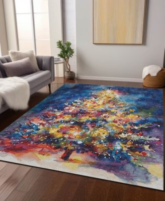 Holiday Washable Indoor/Outdoor ACN1806 10'x14' Area Rug