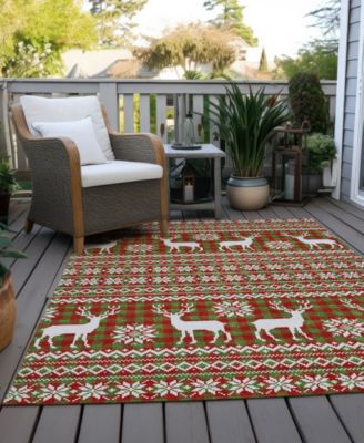 Holiday Washable Indoor/Outdoor ACN1820 10'x14' Area Rug