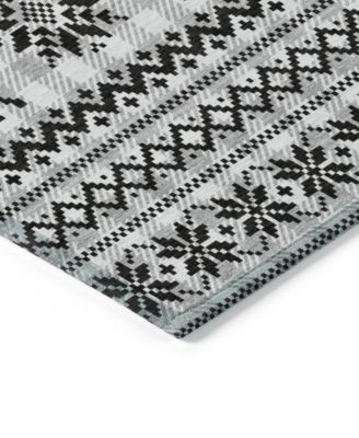 Holiday Washable Indoor/Outdoor ACN1820 1'8"x2'6" Area Rug