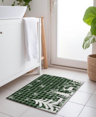 Holiday Washable Indoor/Outdoor ACN1824 1'8"x2'6" Area Rug