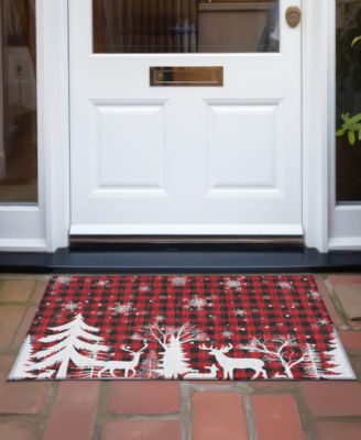 Holiday Washable Indoor/Outdoor ACN1824 1'8"x2'6" Area Rug