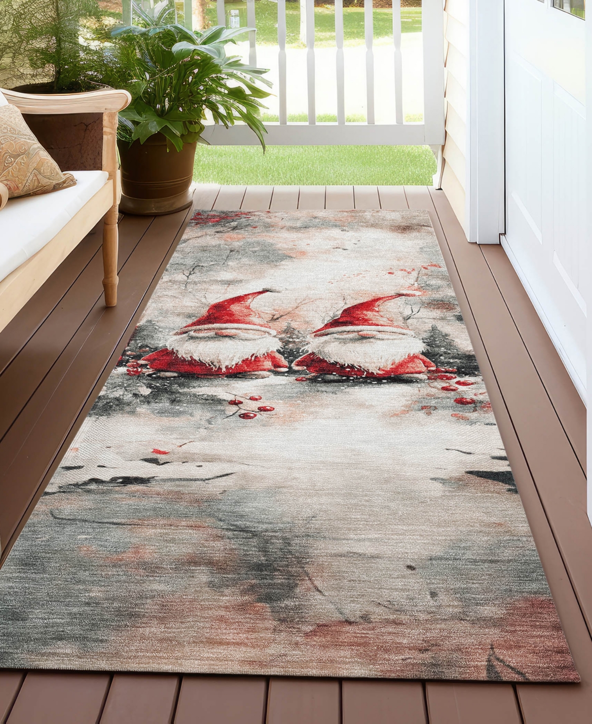 Addison Holiday Washable Indoor/Outdoor ACN1808 2'3"x7'6" Runner Area Rug