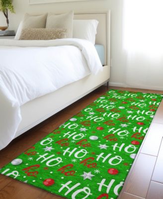 Holiday Washable Indoor/Outdoor ACN1810 2'3"x7'6" Runner Area Rug