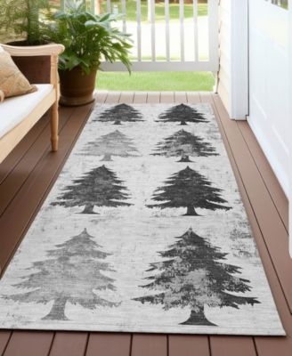 Holiday Washable Indoor/Outdoor ACN1811 2'3"x7'6" Runner Area Rug