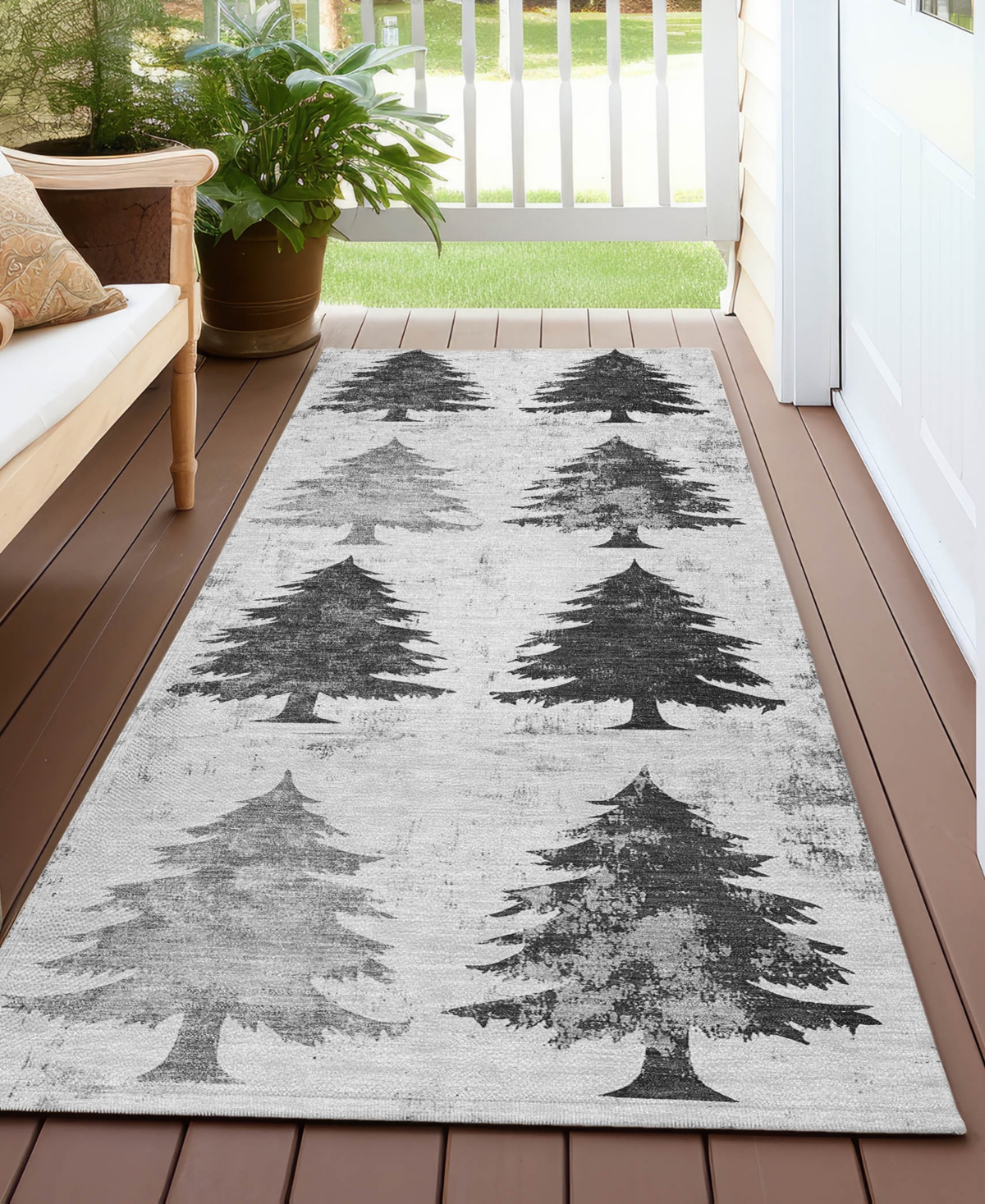 Addison Holiday Washable Indoor/Outdoor ACN1811 2'3"x7'6" Runner Area Rug