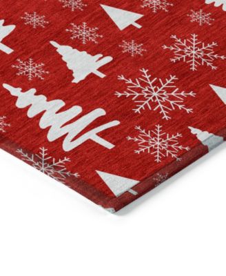 Holiday Washable Indoor/Outdoor ACN1815 2'3"x7'6" Runner Area Rug