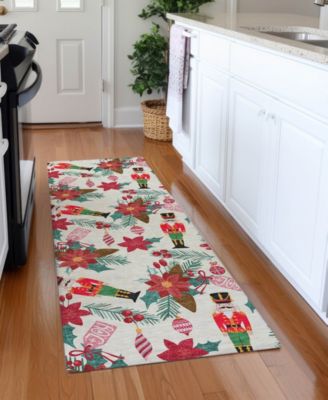 Holiday Washable Indoor/Outdoor ACN1822 2'3"x7'6" Runner Area Rug