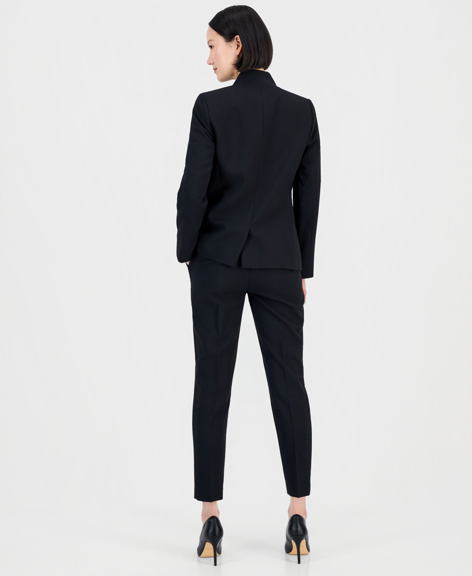 Women's Notched One-Button Pantsuit