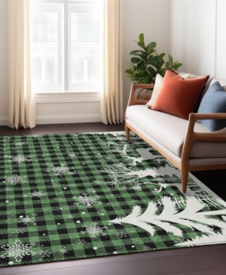 Holiday Washable Indoor/Outdoor ACN1824 5'x7'6" Area Rug