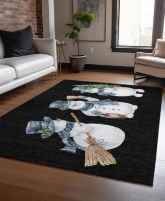 Holiday Washable Indoor/Outdoor ACN1826 5'x7'6" Area Rug