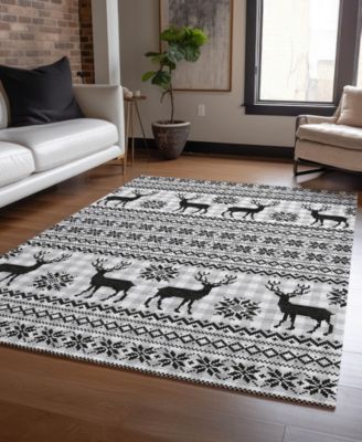 Holiday Washable Indoor/Outdoor ACN1820 9'x12' Area Rug