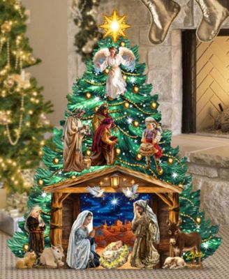 Nativity Christmas Tree Garden Indoor D&eacute;cor