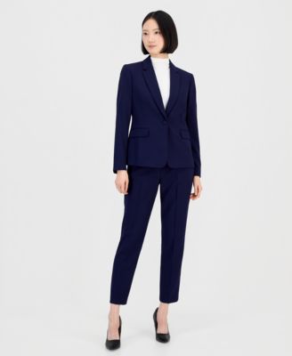 Women's One-Button Pantsuit Set