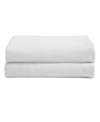 Eternity Waffle Cotton 2-Pc. Bath Towel Set, 64" x 34"
