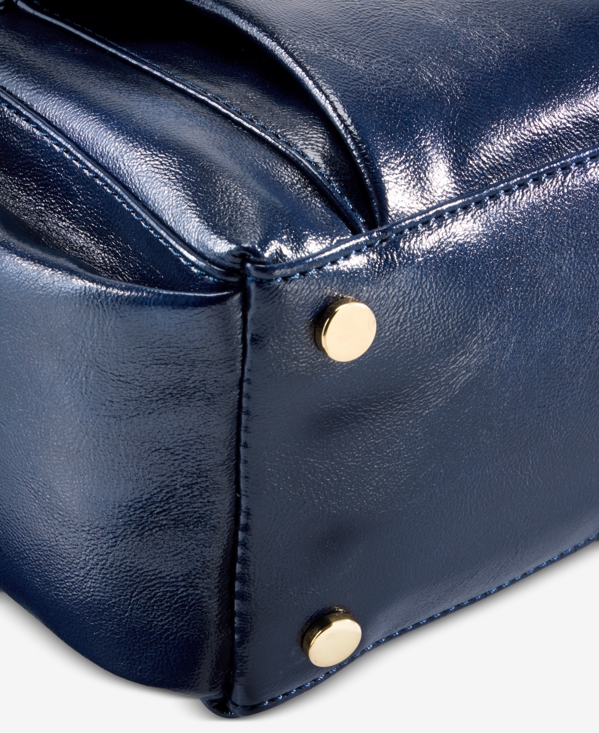 On 34th Jynna Medium Glaze Shoulder Bag, Exclusively At Macy's In Blue
