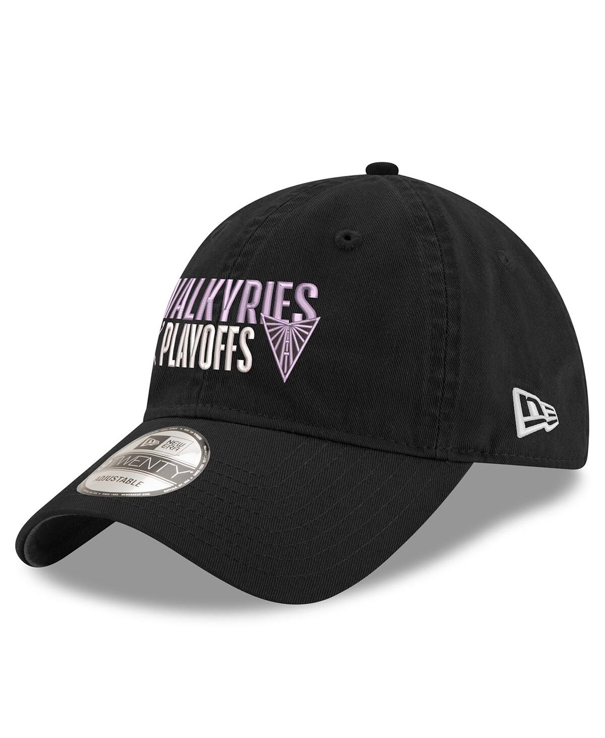 New Era Men's And Women's Black Golden State Valkyries 2025 Wnba Playoffs 9twenty Adjustable Hat In Black