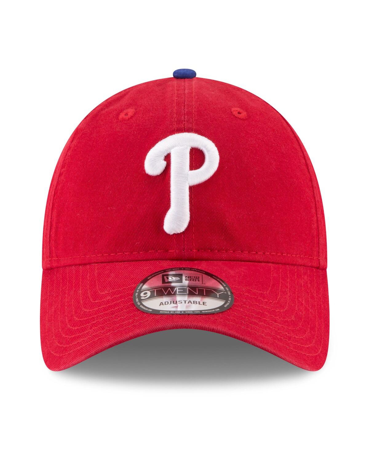 New Era Men's Red Philadelphia Phillies 2025 Mlb Postseason Side Patch 9twenty Adjustable Hat In Red