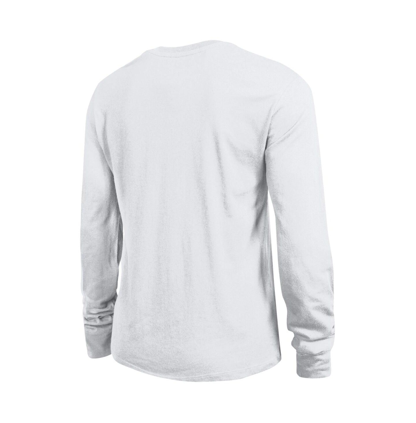 Женская футболка Champion White Oregon Ducks Arch Over Logo Long Sleeve — фото 2