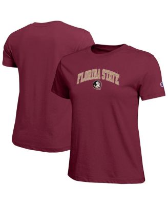 Women's Garnet Florida State Seminoles Arched Over Logo T-Shirt