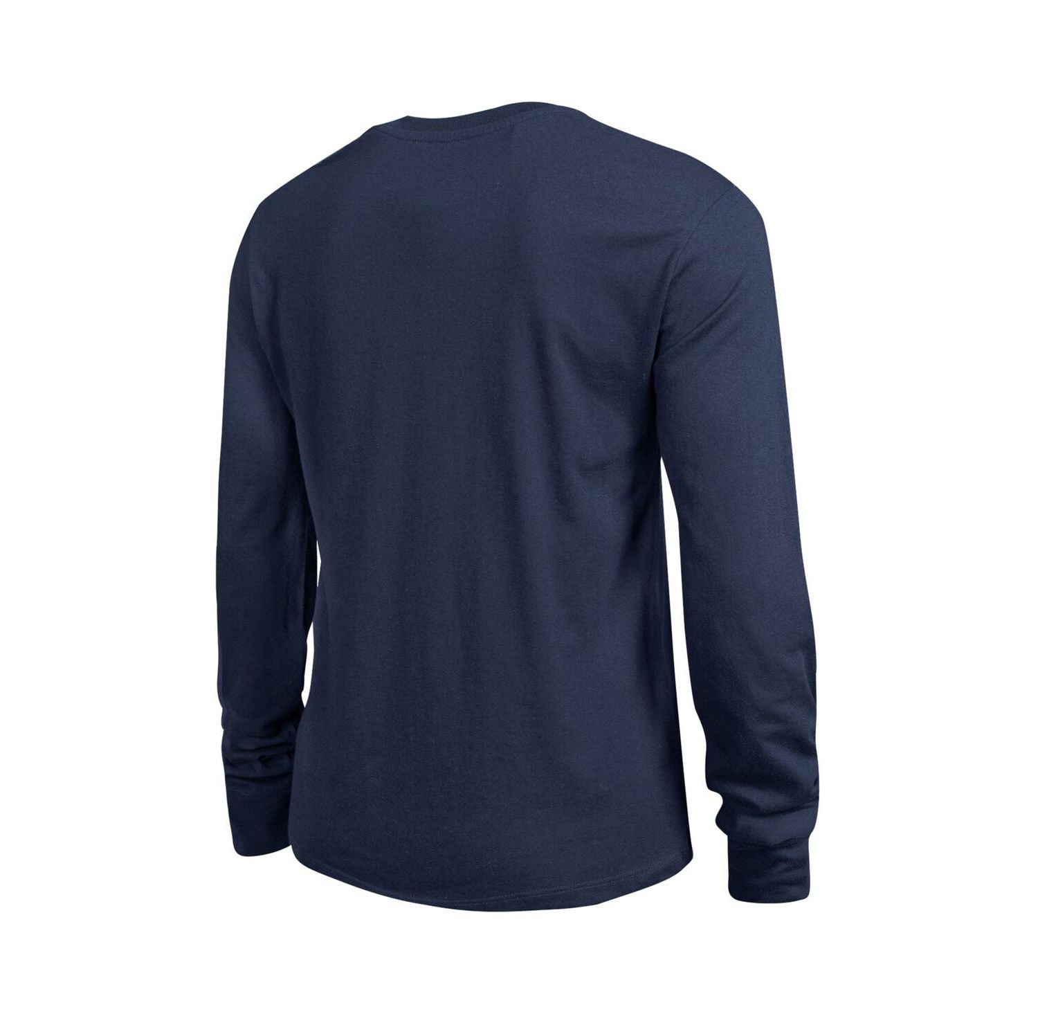 Women's Navy Auburn Tigers Arch Over Logo Long Sleeve T-Shirt
