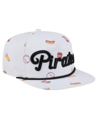 Men's White Pittsburgh Pirates Team Cheer Rope 19TWENTY Adjustable Hat