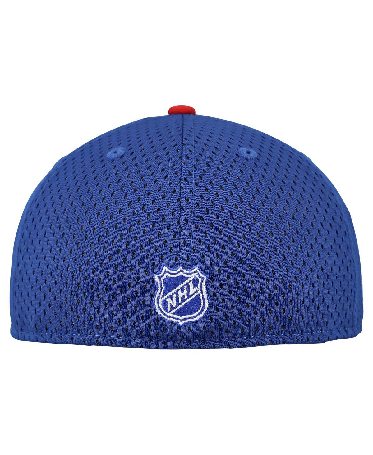 New Era Men's Blue/red New York Rangers Mesh Crown Two-tone 59fifty Fitted Hat In Blue