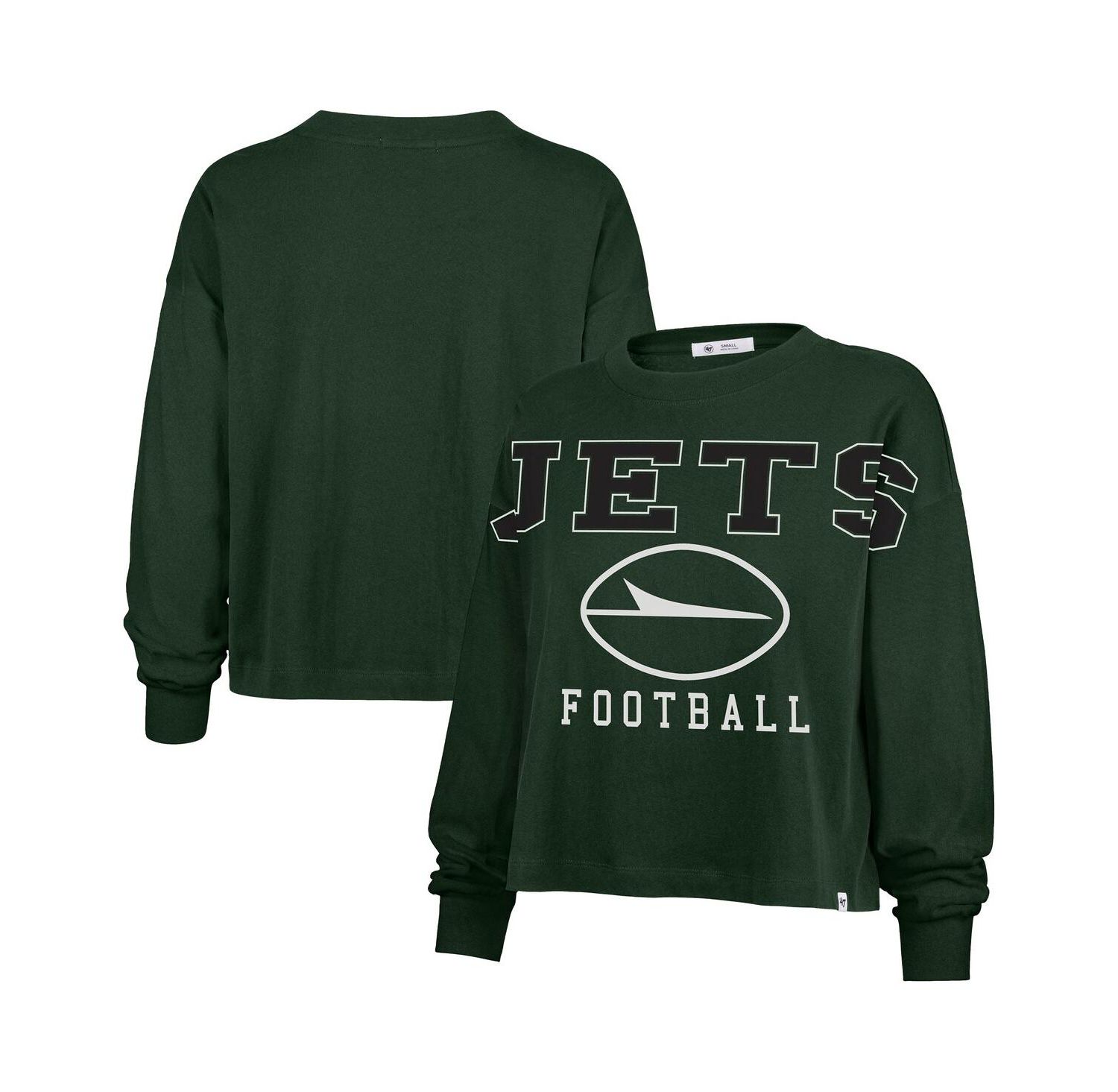 Women's Green New York Jets Outreach City Oversized Long Sleeve T-Shirt