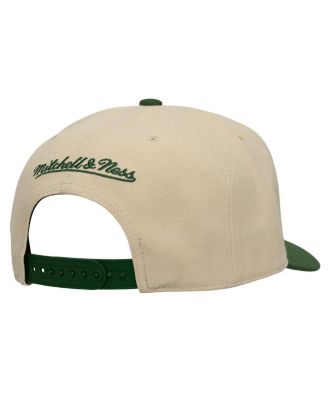 Men's Cream/Green Portland Timbers Upside Down Pro Pinch Snapback Hat