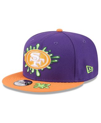 Big Boys and Girls Purple/Orange San Francisco 49ers Nickelodeon Slime 9FIFTY Snapback Hat